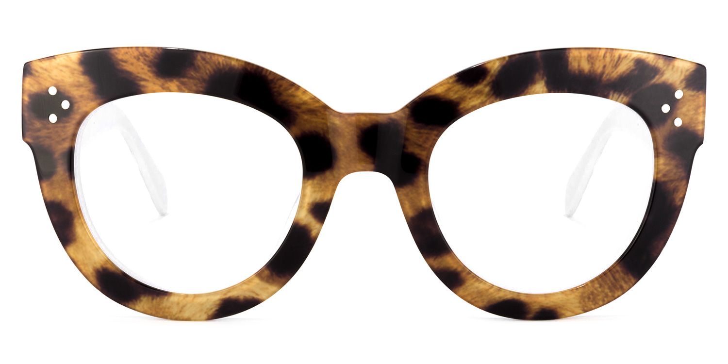 Torres Cat-eye Brown-Leopard Frame Glasses | ZEELOOL Canada0