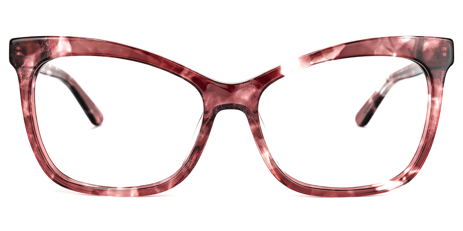 Richardson Cateye Light-Maroon Glasses0