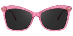 Isaebella Butterfly Bright-Pink Sunglasses0