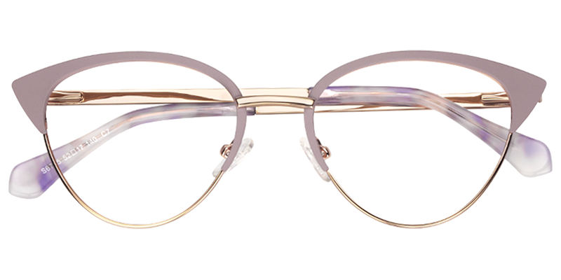 Nelly Cat Eye Pink Glasses | ZEELOOL Canada1