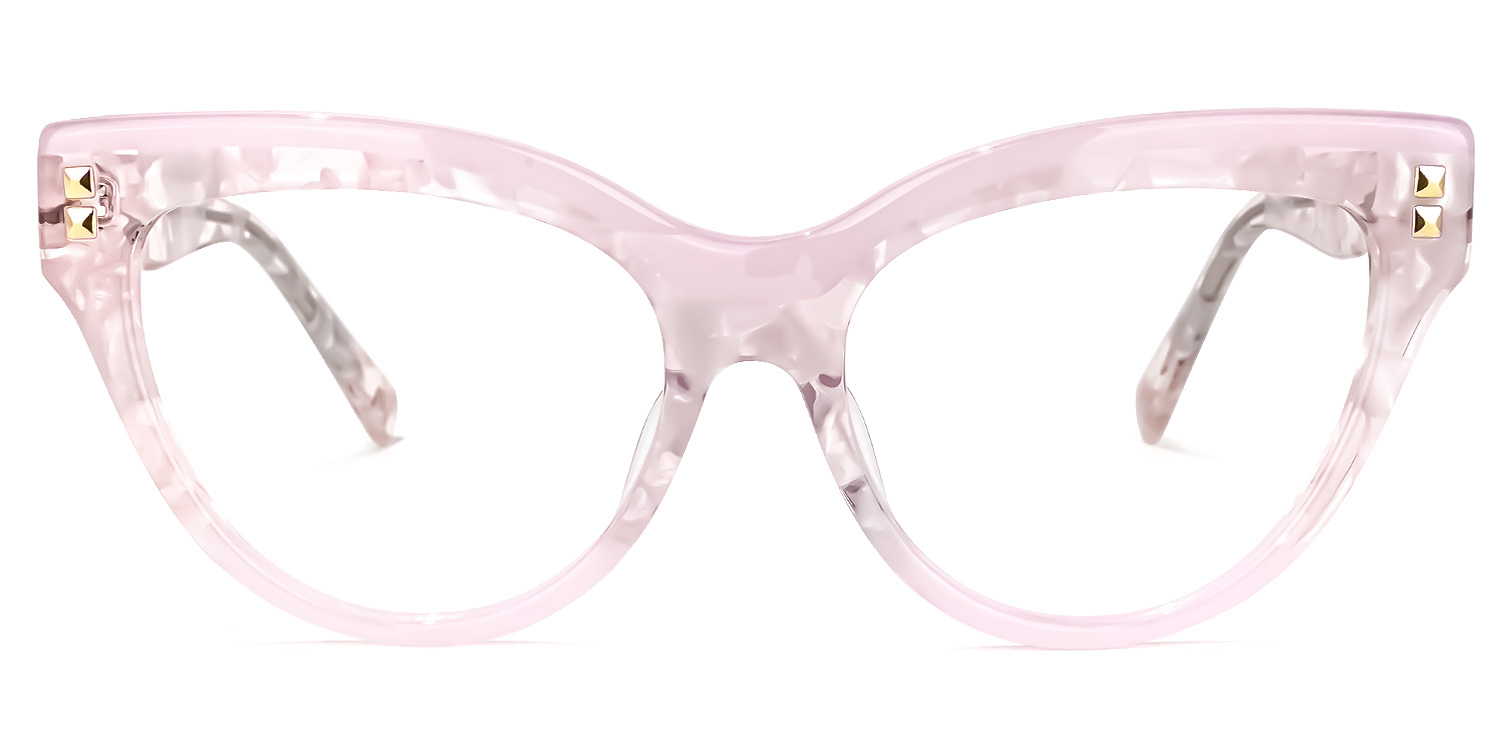 Cascata Cateye Pink Glasses0