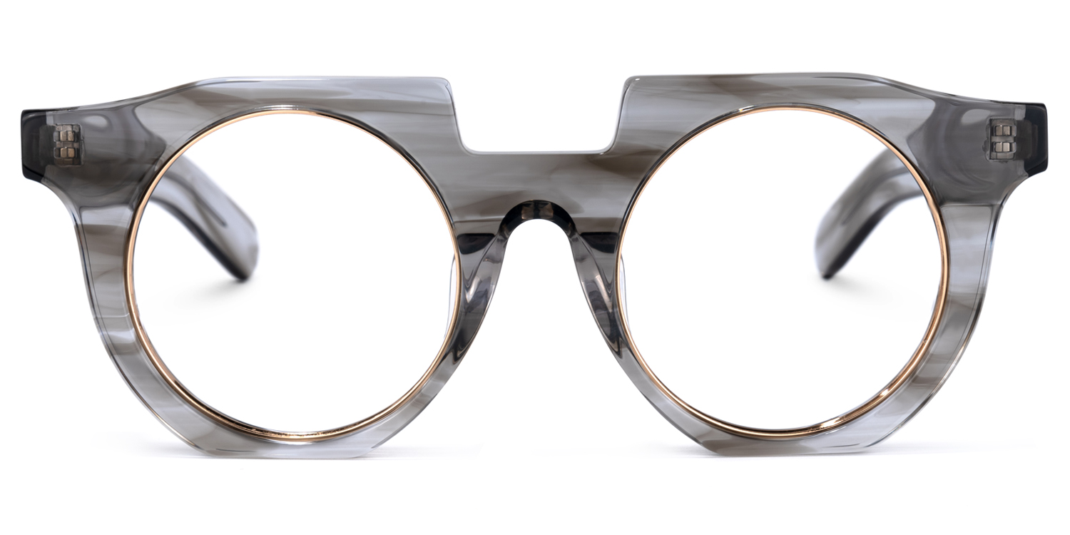 Mckoy Geometric Gray Glasses | ZEELOOL Canada0