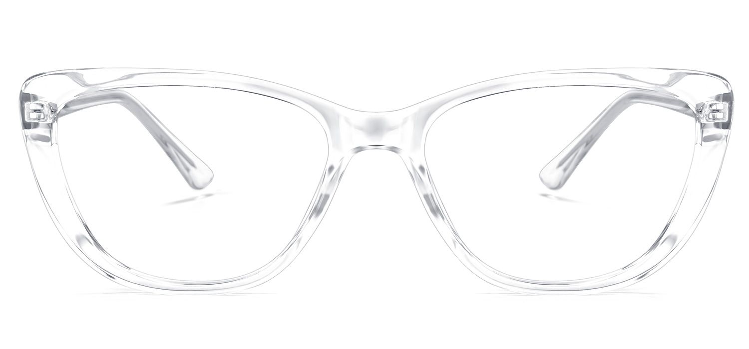 Qamar Cateye Clear Glasses | ZEELOOL Canada0
