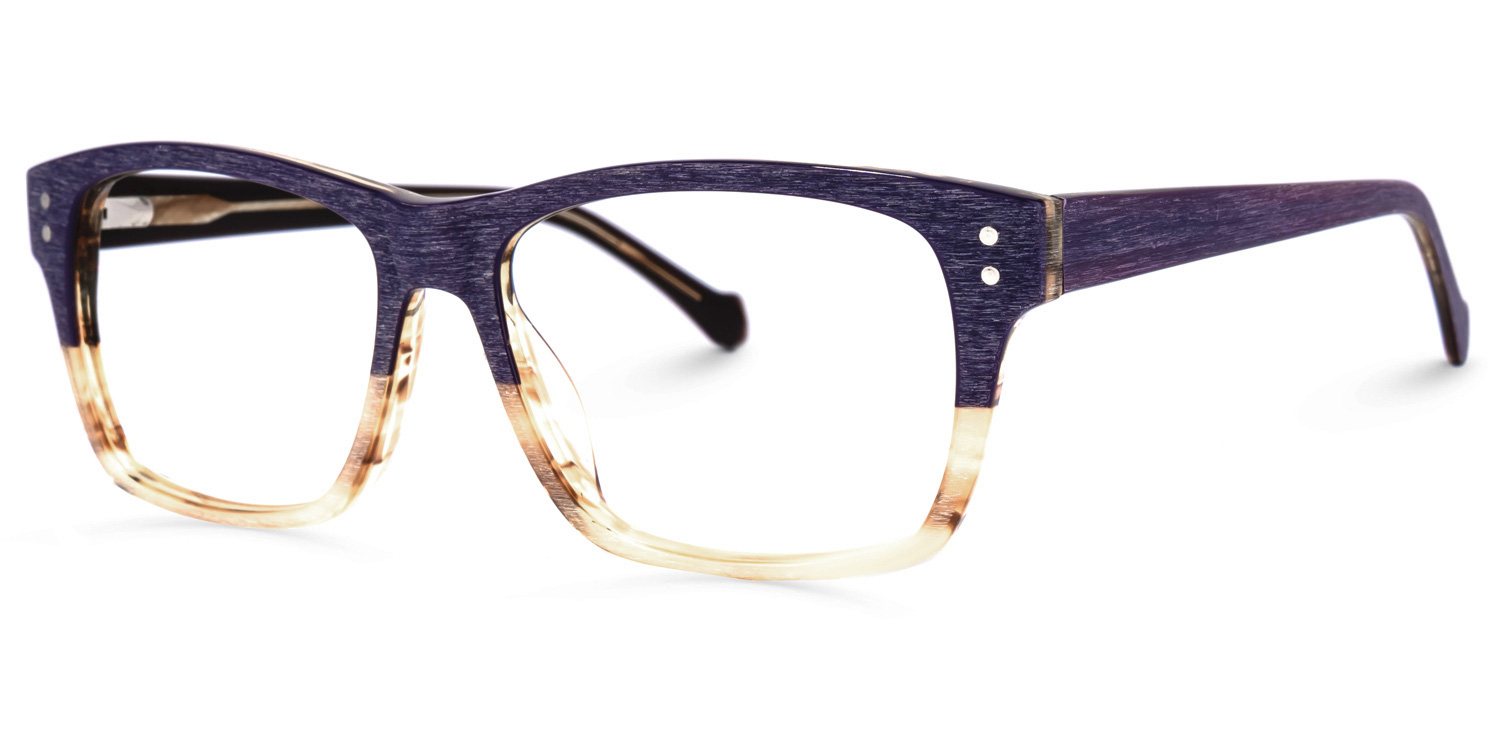 Karout Sqaure Purple Glasses | ZEELOOL Canada1