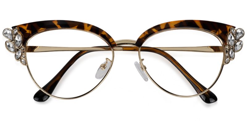 Hearn Cat Eye Tortoise Glasses | ZEELOOL Canada2