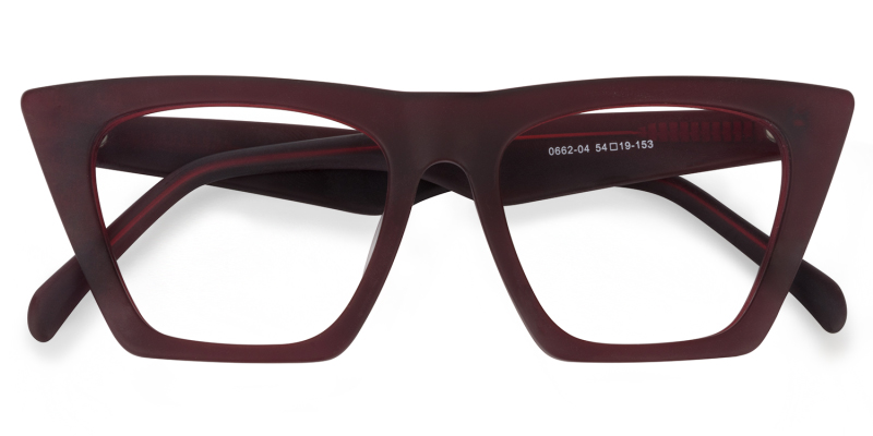 Cat Eye Red Glasses1