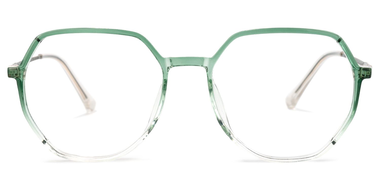 Gonzalez Geometric Green Glasses | ZEELOOL Canada0