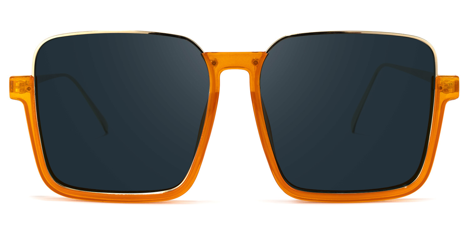 Velez Square Orange Sunglasses | ZEELOOL Canada0