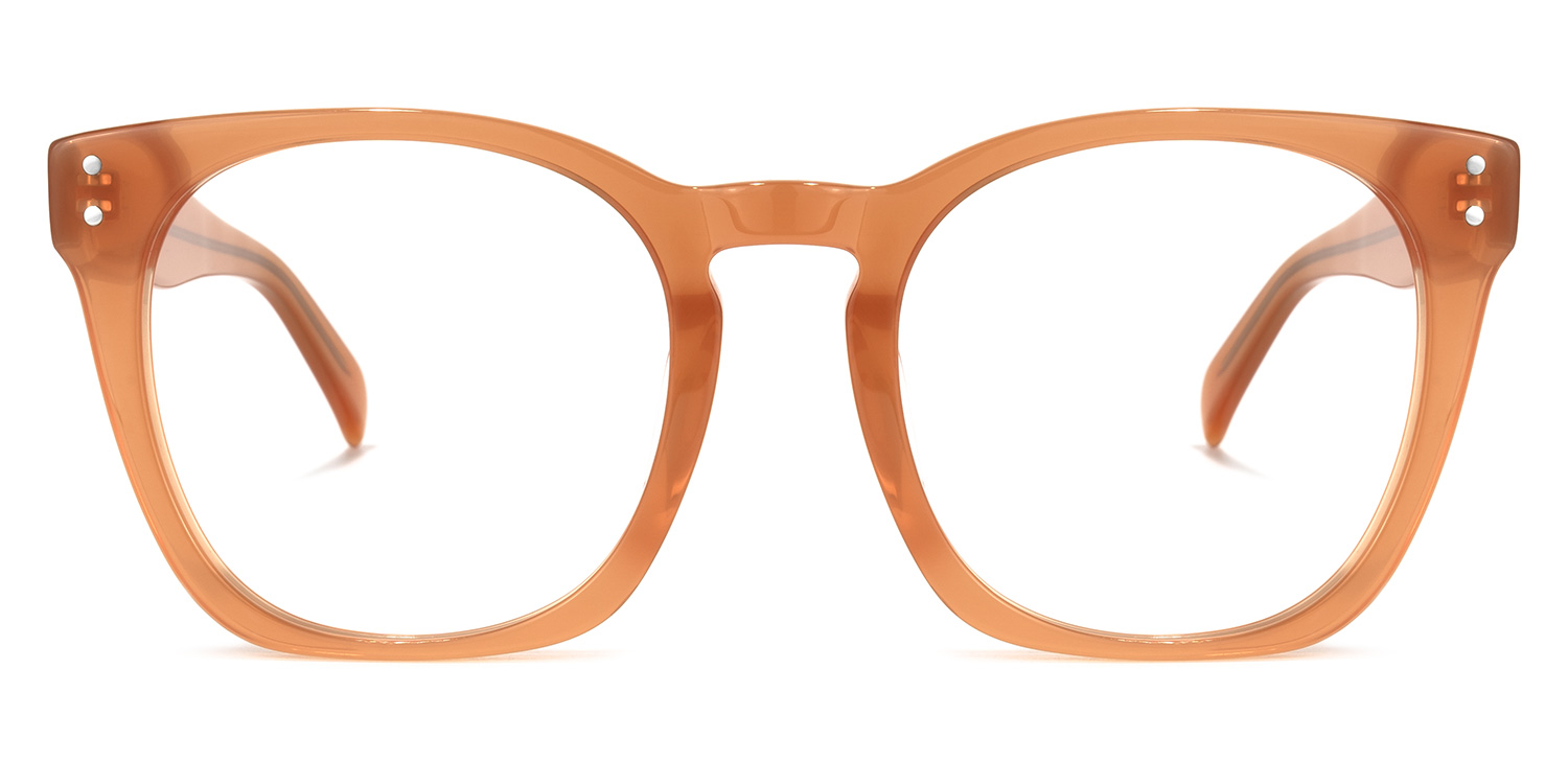 Orion Square Orange Glasses0