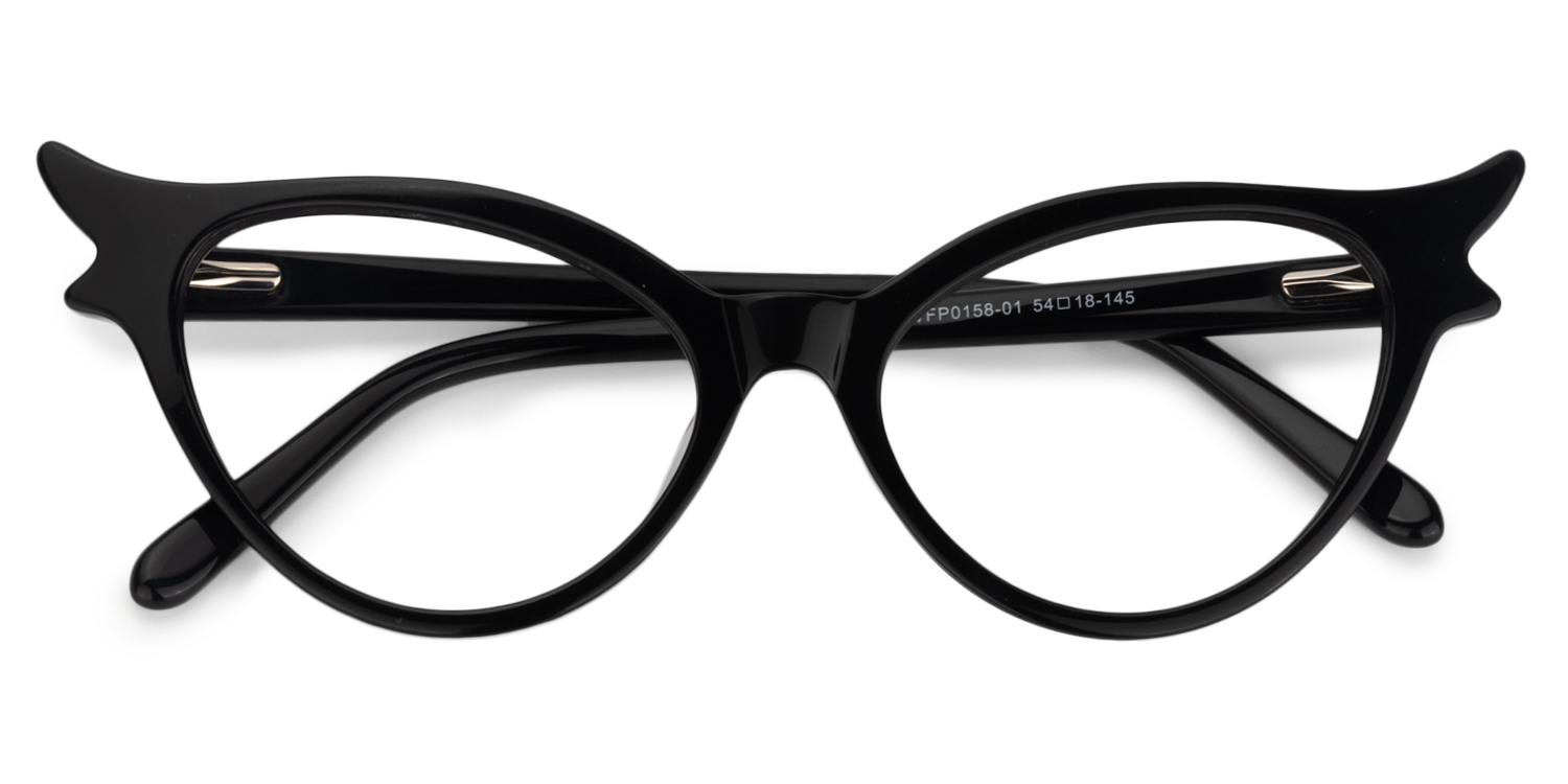 Judy Cat Eye Black Glasses | ZEELOOL Canada1