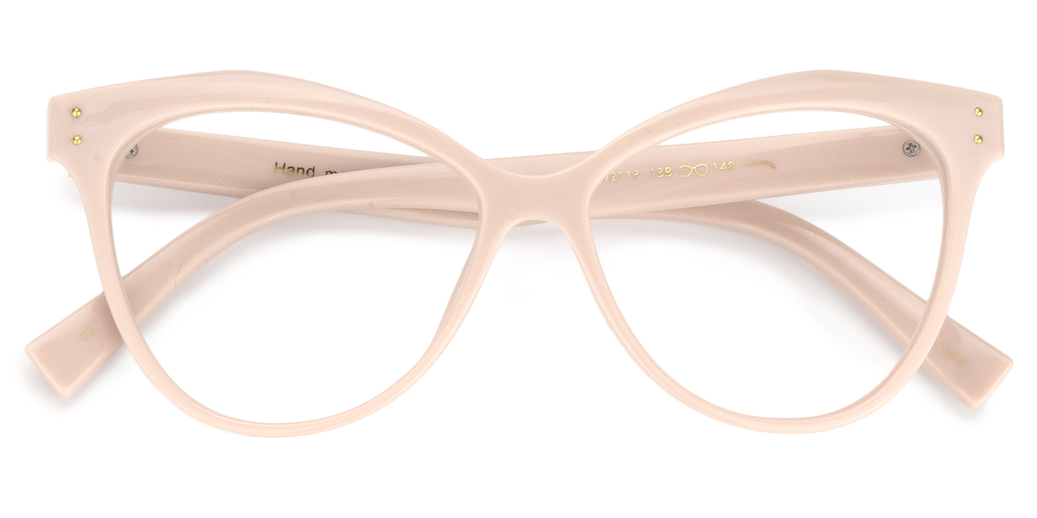 Saul Cateye Pink Glasses1