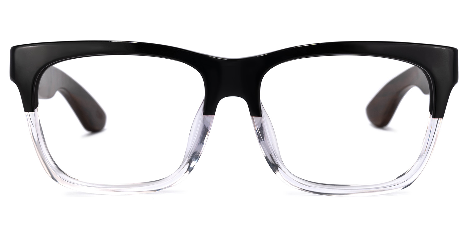 Atherbest Square Black-Crystal Glasses | ZEELOOL Canada0