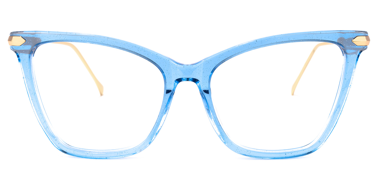 Hilary Butterfly Blue Glasses | Zeelool Glasses0