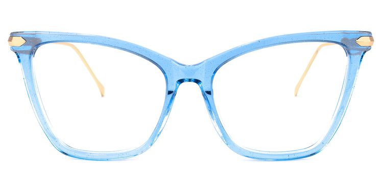 Hilary Blue Butterfly Glasses