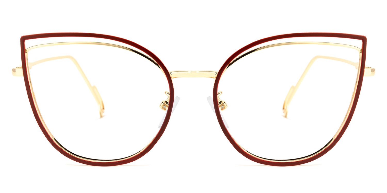 Spivey Cateye Red Glasses | ZEELOOL Canada0