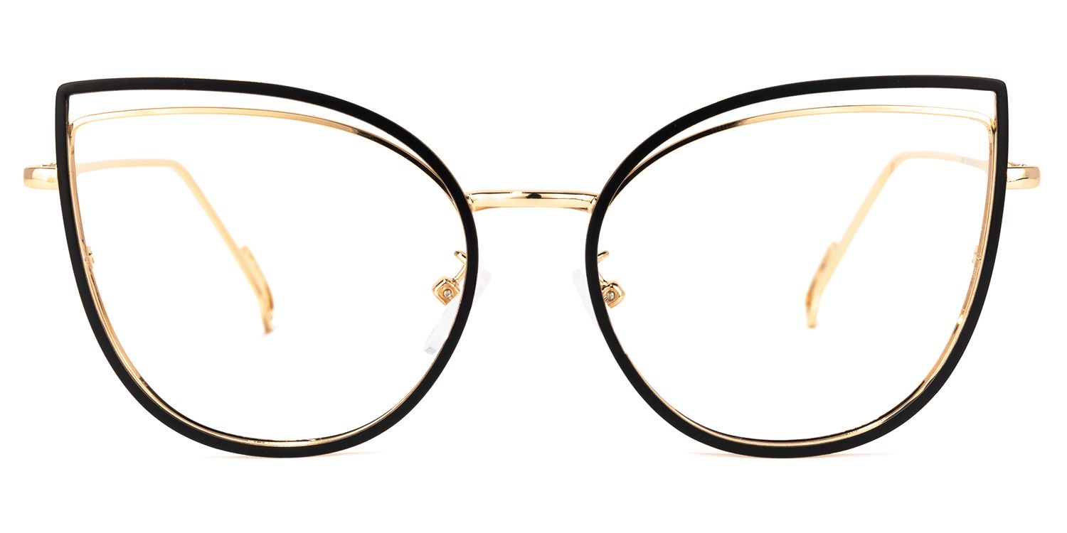 Spivey Cateye Black Glasses | ZEELOOL Canada0