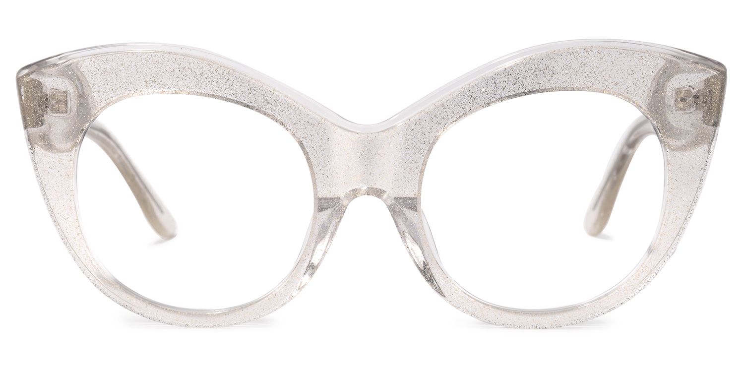 Rosemary Cateye Clear Glasses | ZEELOOL Canada0
