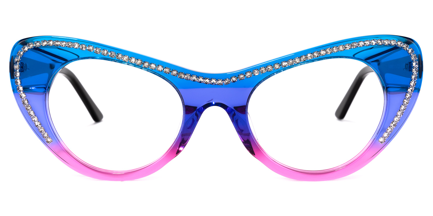 Shirley Cateye Two-tone Glasses | ZEELOOL Canada0