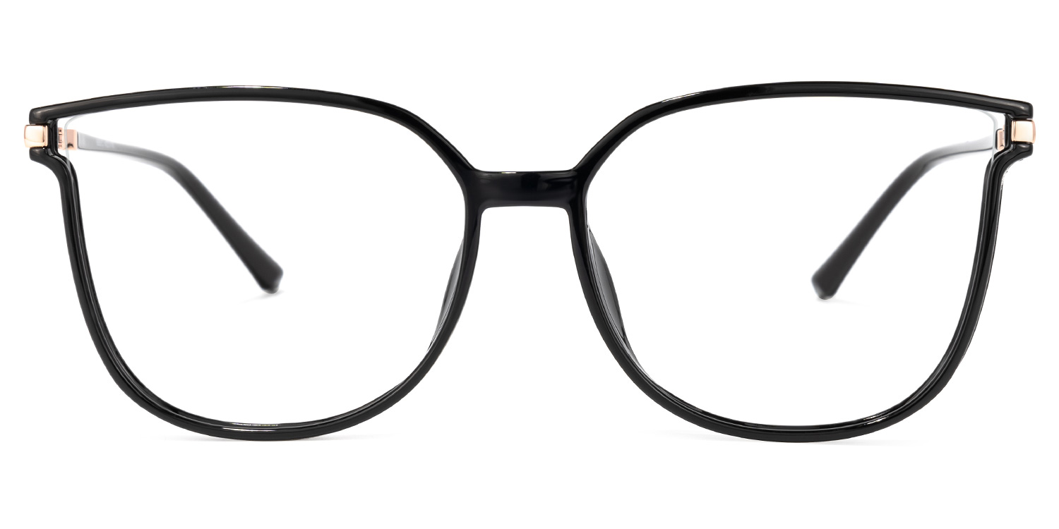 Rodz Square Black Frame Glasses with Prescription Lens2