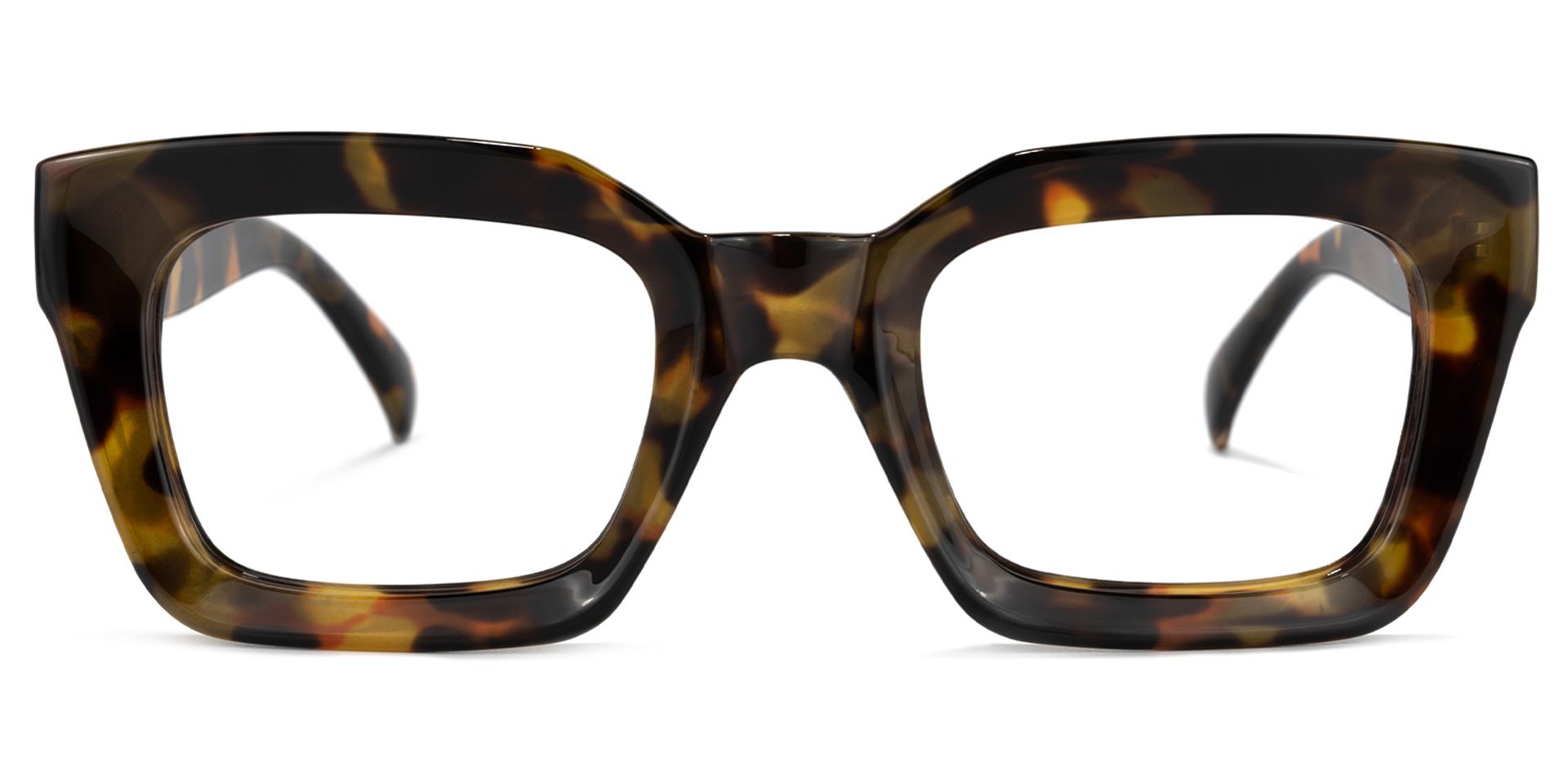 Nevaeh Square Tortoise Eyeglasses For Women and Men0