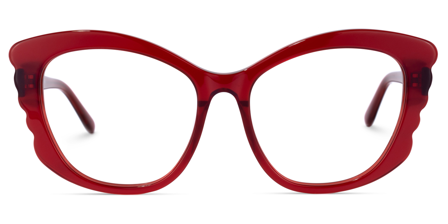 Irina Cateye Red Glasses | ZEELOOL Canada0