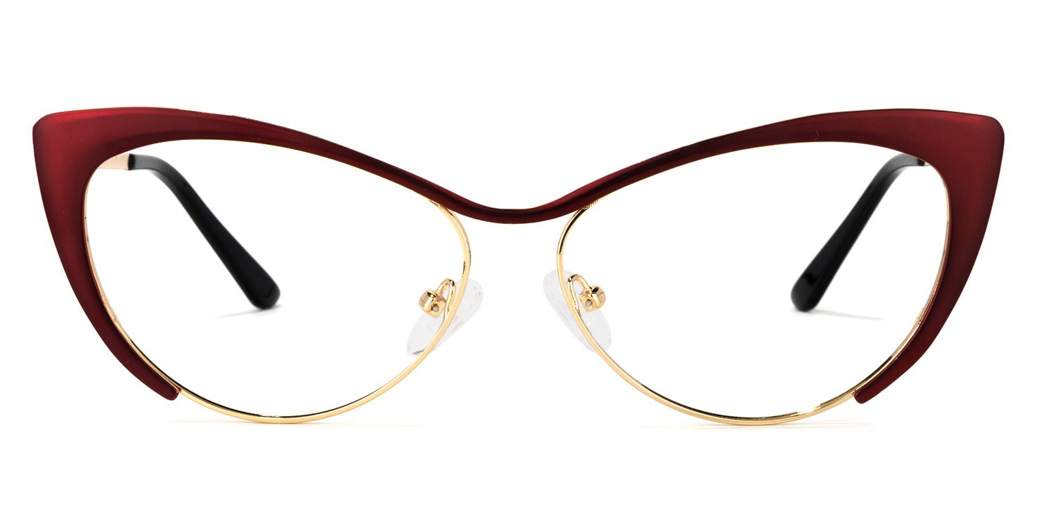 Cateye Red Glasses | ZEELOOL Canada0