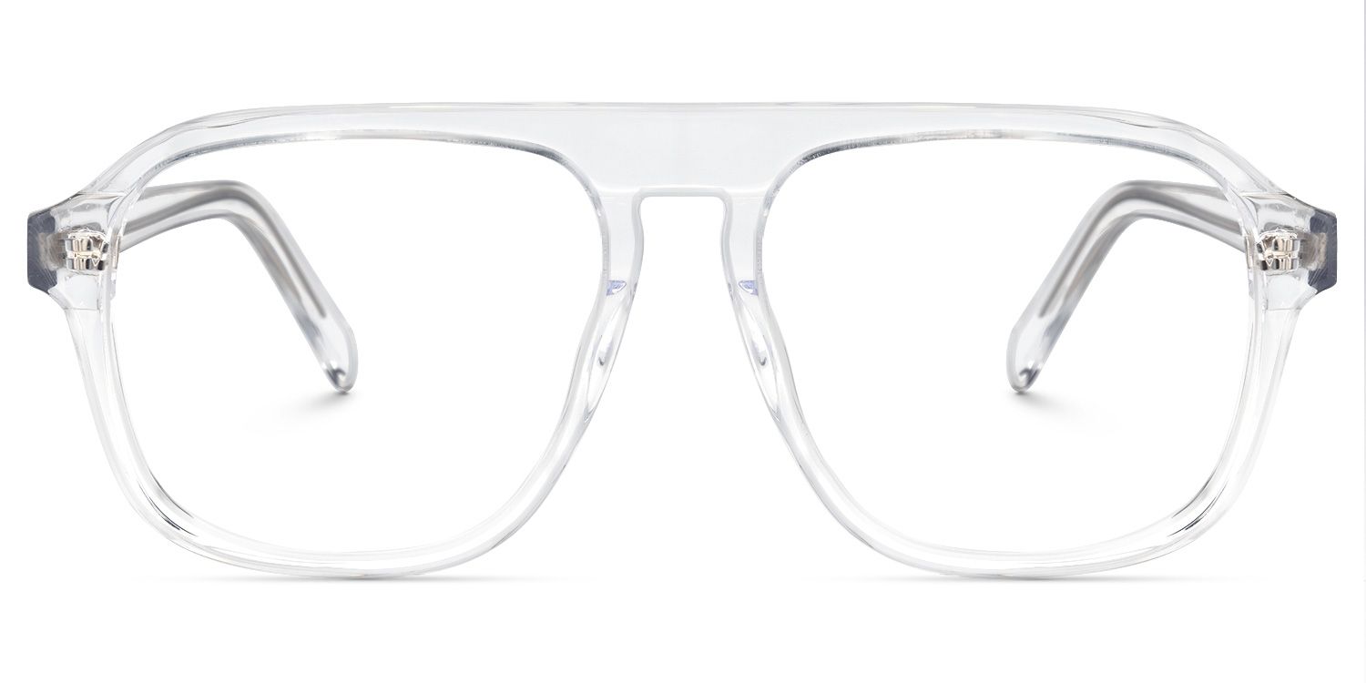 Shane Geometric Clear Glasses | ZEELOOL Canada0