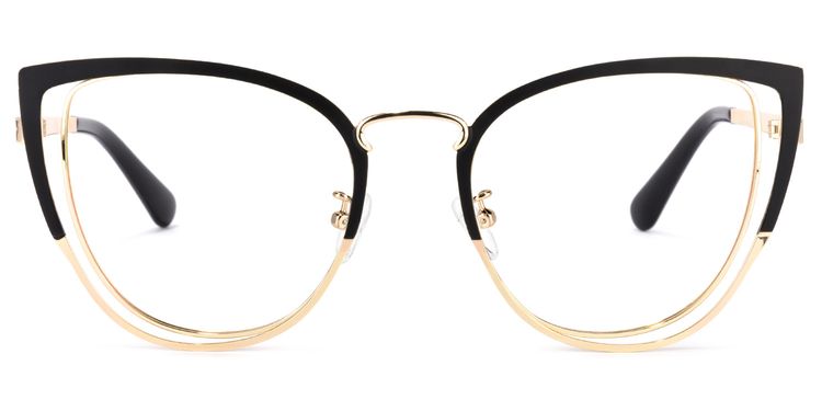 Harvey Cateye Black Glasses