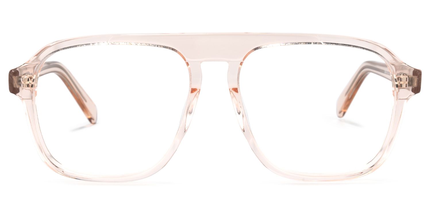 Shane Geometric Beige Glasses | ZEELOOL Canada0