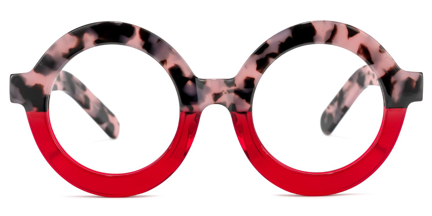Calhoun Round Two-Tone Frame Glasses | ZEELOOL Canada0