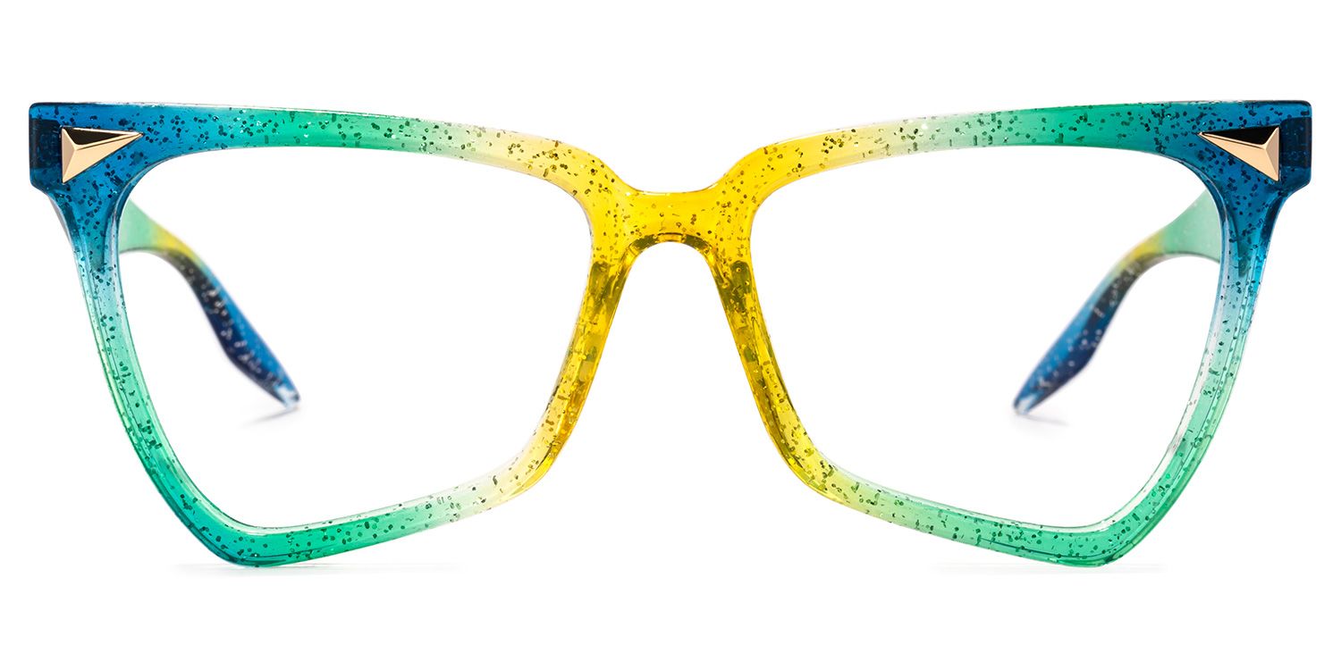 Geometrical Rainbow Eyeglasses | ZEELOOL Canada0