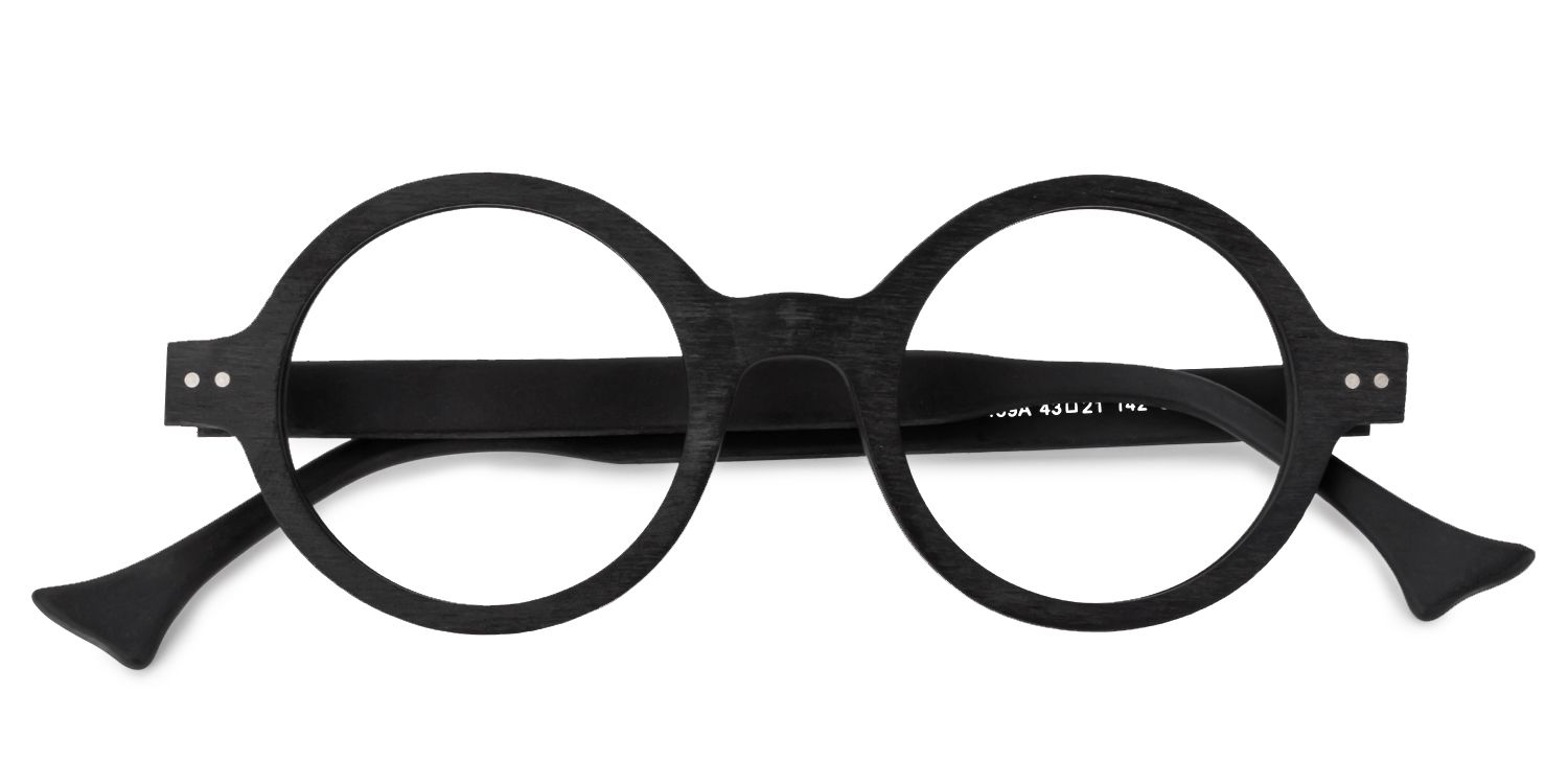 Round Black Glasses | ZEELOOL Canada1