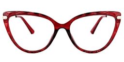 Lucas Red Cat eye Glasses0