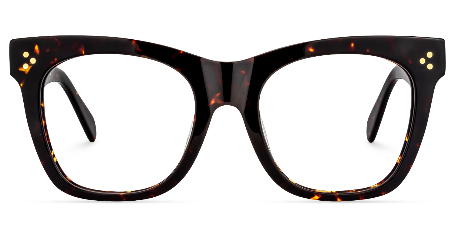 Gordon Rectangle Tortoise Glasses0