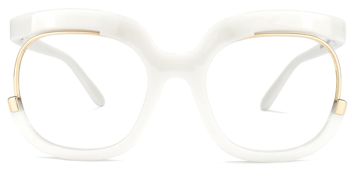 Darice Round White Glasses0