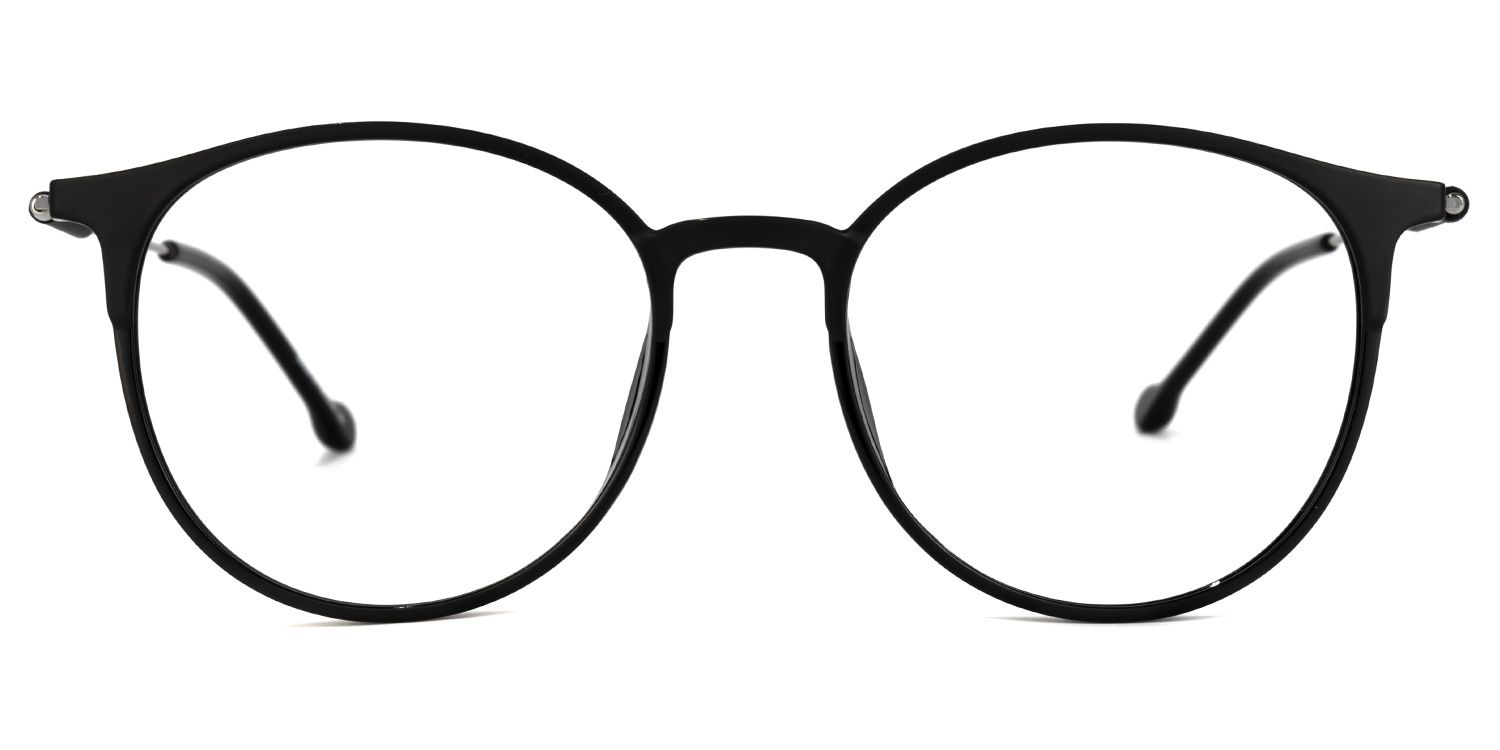 Gamble Round Black Glasses | ZEELOOL Canada0