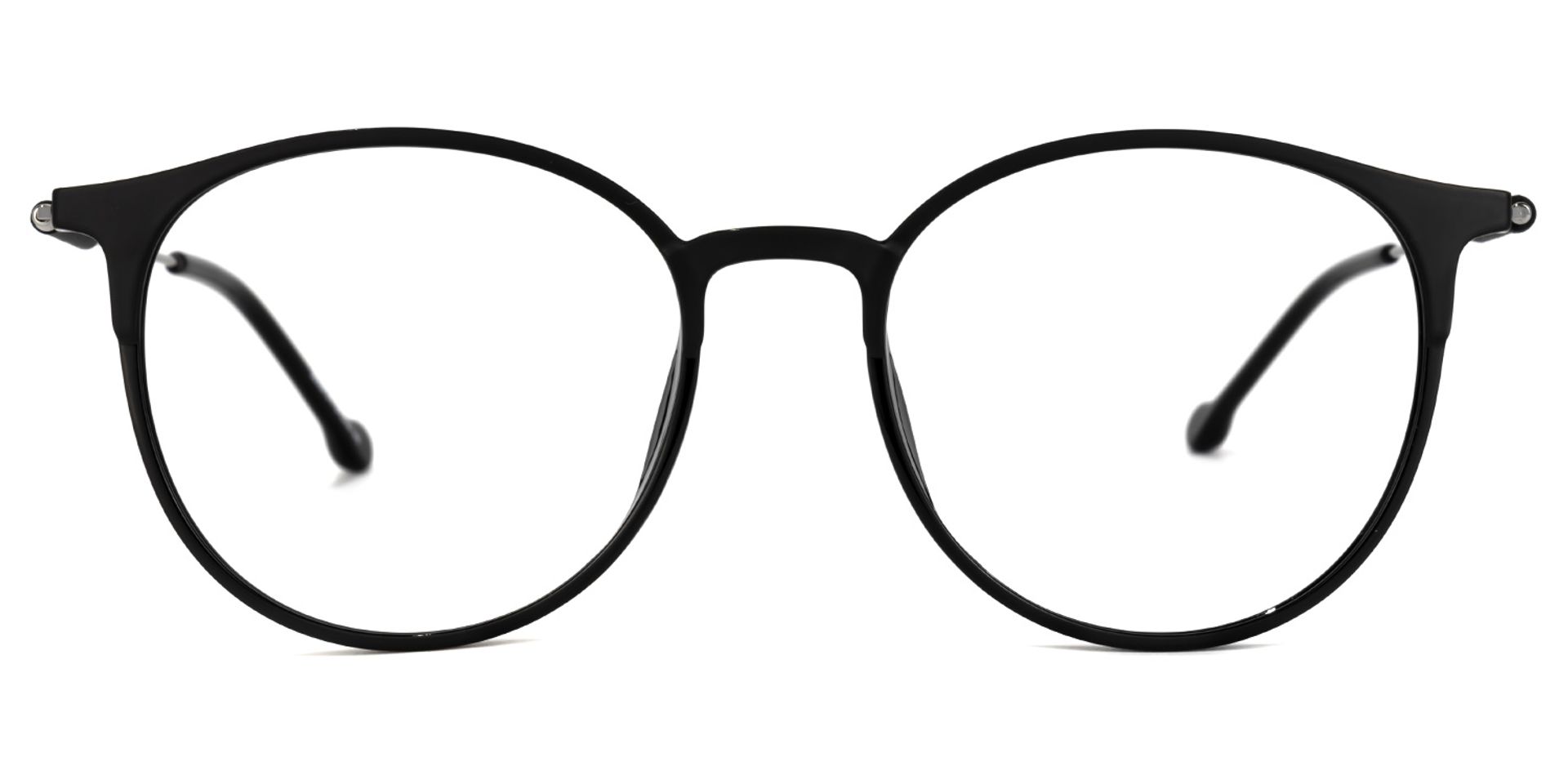 Gamble Round Black Glasses | ZEELOOL Canada0