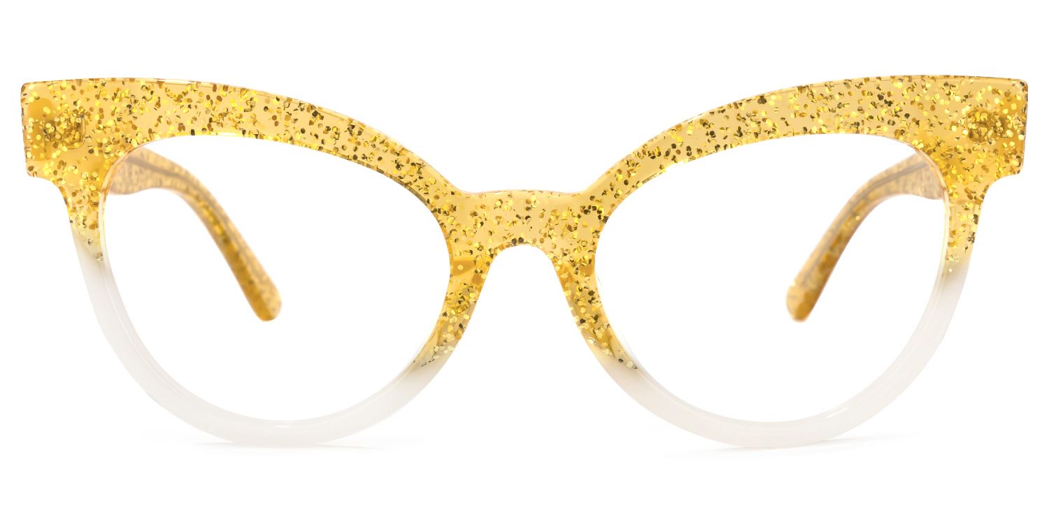 Haydee Cateye Yellow Glasses | ZEELOOL Canada0