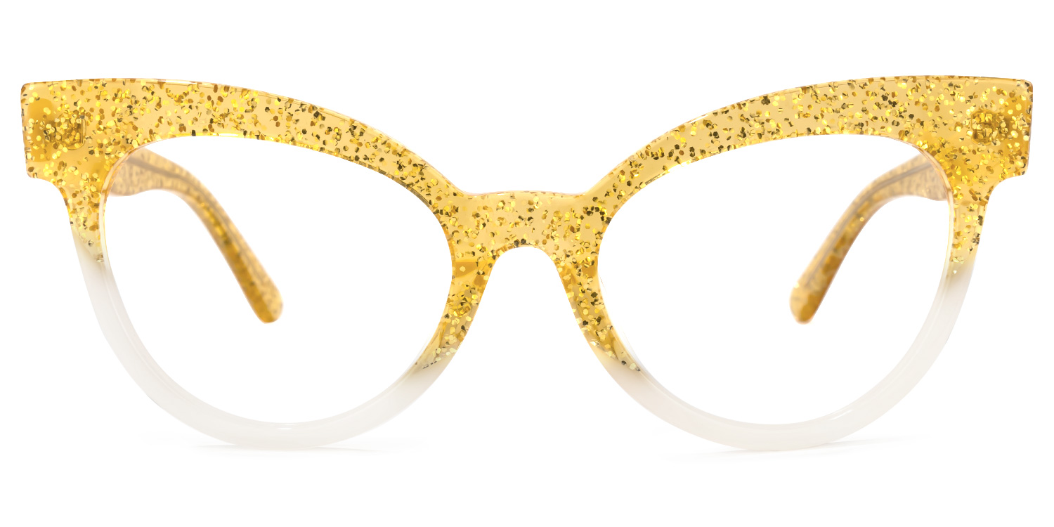 Haydee Cateye Yellow Glasses | ZEELOOL Canada0