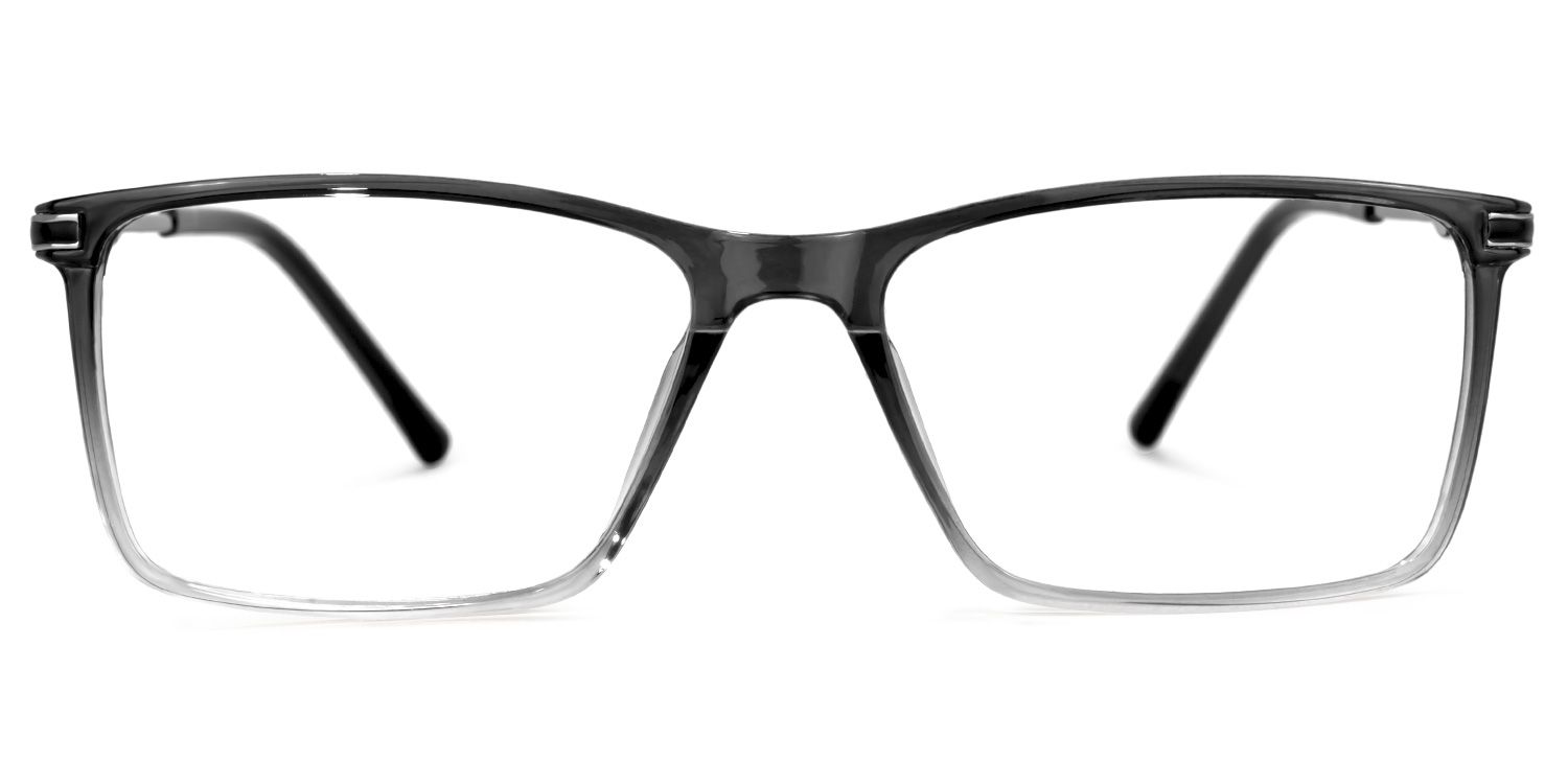 Mikysha Rectangle Gray Glasses | ZEELOOL Canada0