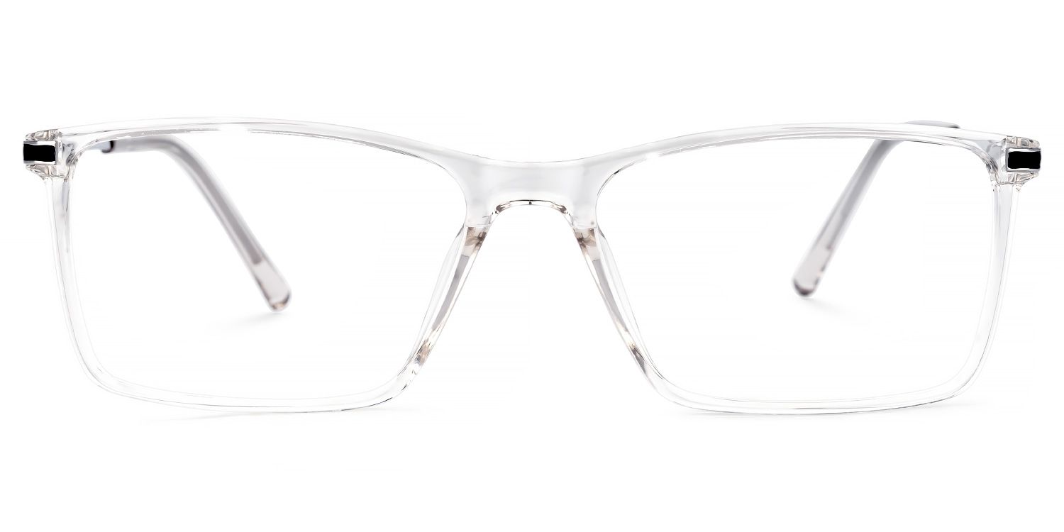 Mikysha Rectangle Clear Glasses | ZEELOOL Canada0