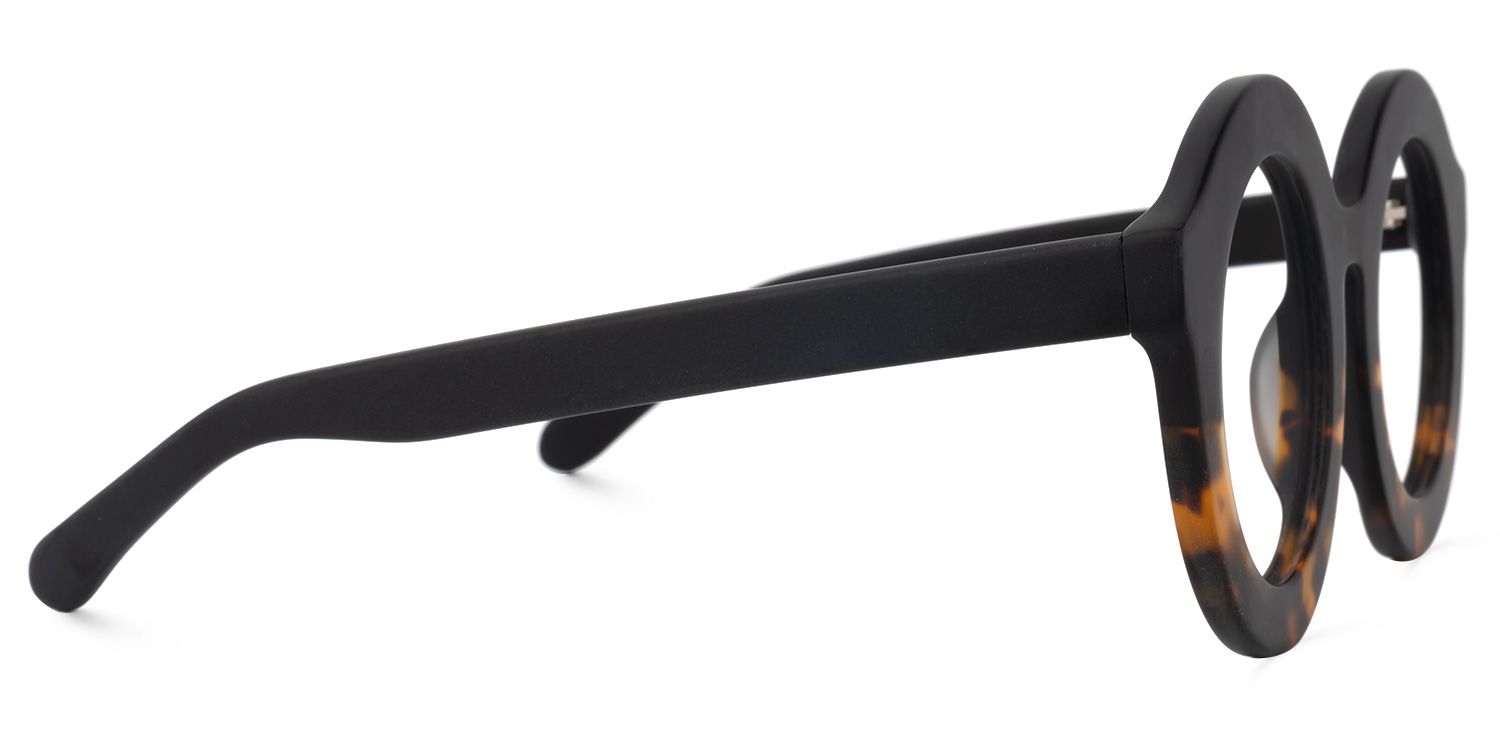 Vilmary Round Tortoise Glasses | ZEELOOL Canada2