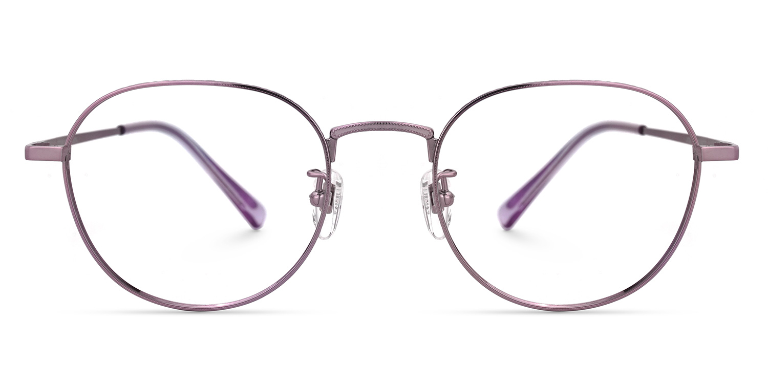 Vasquez Geometric Purple Glasses | ZEELOOL Canada0