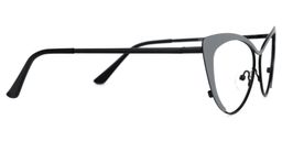 Ellen Cateye Gray Glasses2