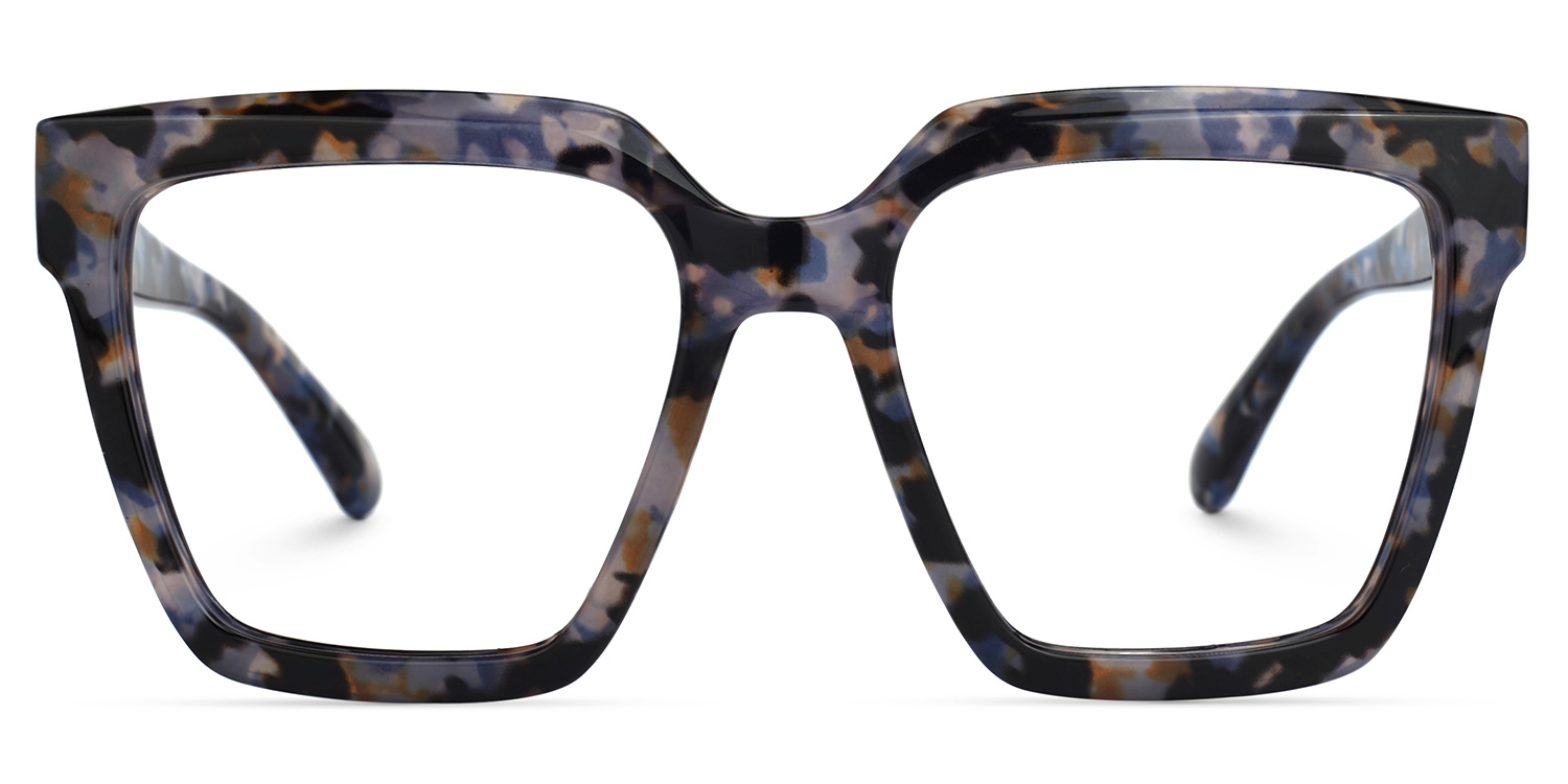 Coleman Square Blue-Floral Glasses | ZEELOOL Canada0