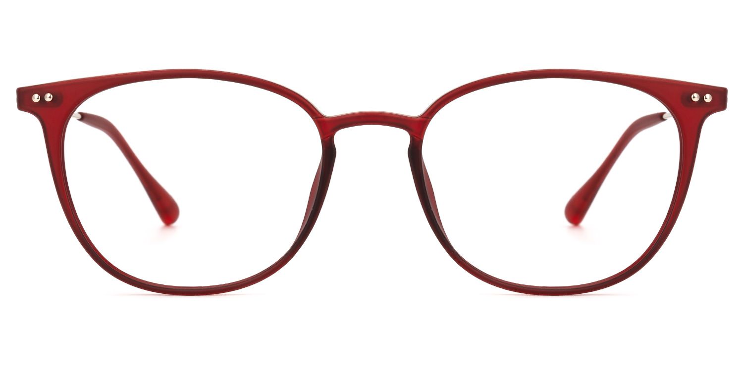 Vilanova Round Red Glasses | ZEELOOL Canada0