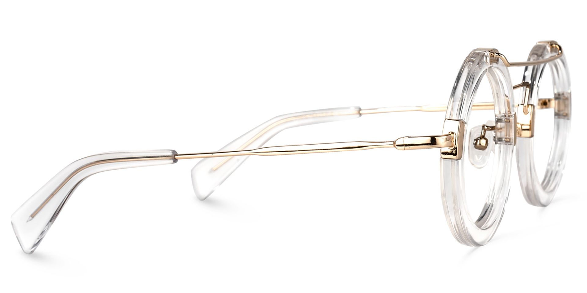 Martis Round Clear Glasses | ZEELOOL Canada2