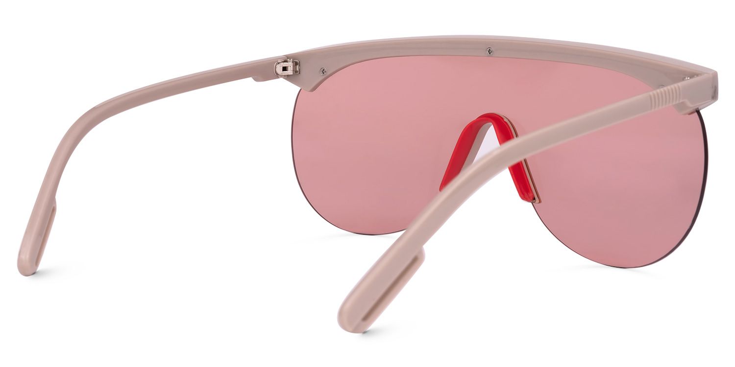 Olguimar Geometric Pink Sunglasses | ZEELOOL Canada3