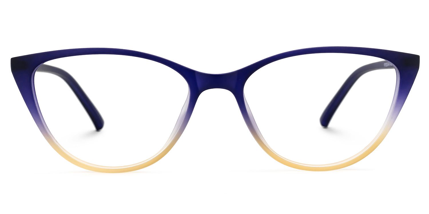 Lucy Cateye Blue Glasses  | ZEELOOL Canada0