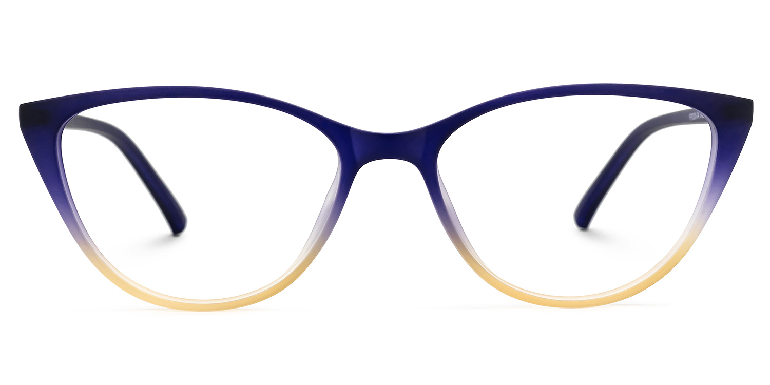 Lucy Cateye Blue Glasses  | ZEELOOL Canada0